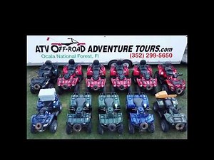 Riding ATVs in the Ocala National Forest
