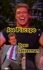 Joe Piscopo does a great Letterman impression #funny | JD Comedy Entertainment