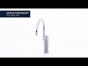 GROHE Eurosmart kitchen tap – easy installation and adjustable swivel range