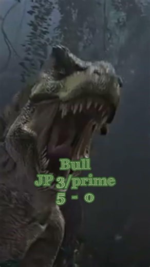 Bull (jp 3) vs Prologue T-Rex (jwd) #jurassicworlddominion #jurassicpark3 #edit