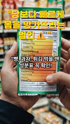 “당보다 빠르게 몸을 망가뜨리는 범인⚠️”｜슬기로운건강생활TV