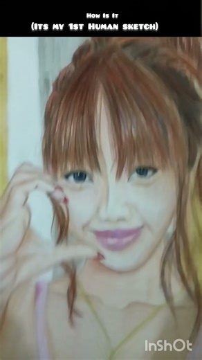 Lisa fan art #sketchura #short #lisa#blackpink #elasticgirl #lisaedit #short #art #blink