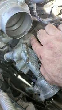 Ford Transit 250 thermostat housing and coolant bypass removal.