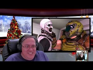 Dumbest Horror Clown, Doom Slayer vs Art The Clown Reaction