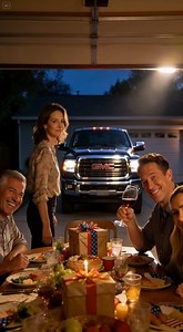 “At dinner, Dad raised his glass and laughed, ‘To my idiot daughter, buying love with money.’ Everyone laughed. I stood up, smiled, and left. The next morning, his driveway was empty—and my phone wouldn’t stop ringing.” I bought my dad a brand-new truck for his 62nd birthday. Not a flashy surprise with balloons and cameras—just a quiet delivery to the driveway that morning, the keys wrapped in a simple envelope. He’d talked about needing a reliable truck for years. I listened. I planned. I paid 