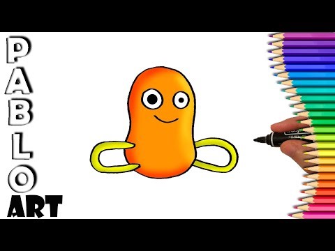 How to draw Boe from The Land of Boggs | Learn to Draw step by step