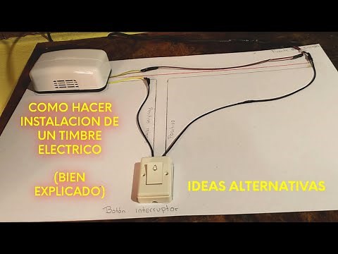 How to install an electric doorbell step by step (DIY) | ALTERNATIVE IDEAS