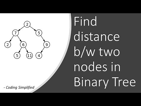 Binary Tree - 65: Find distance b/w two nodes in Binary Tree