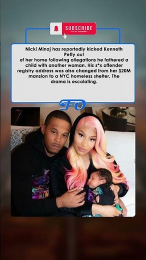 Nicki Minaj Kicks Kenneth Petty Out of Her Home — His Address Now Listed at NYC Homeless Shelter