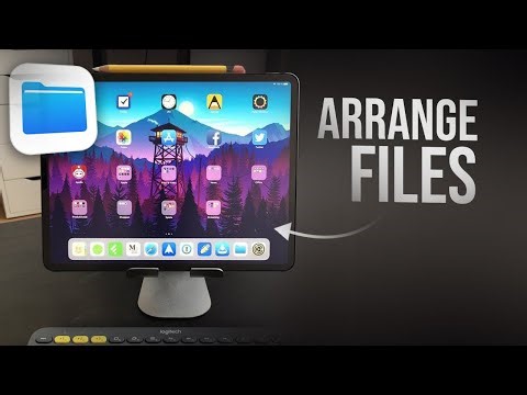 How to Arrange Files in iPad (tutorial)