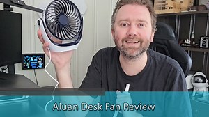 Watch Aluan Desk and Bedside USB Fan - Review on Amazon Live