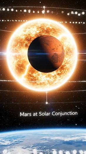 On this day, the Red Planet aligns directly with the Sun from Earth’s perspective, slipping into the Sun’s glare and temporarily disappearing from our night sky. This event, known as solar conjunction, happens roughly every two years and marks a precise moment in Mars’ orbit — a reminder that even when planets vanish from view, the solar system keeps moving in perfect rhythm. ✨ Mars will return to the night sky in the months ahead. #fblifestyle #Mars #SolarConjunction #RedPlanet #Astronomy #Nigh