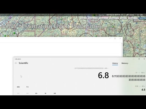 MSFS - Estimating Flight Plan Times