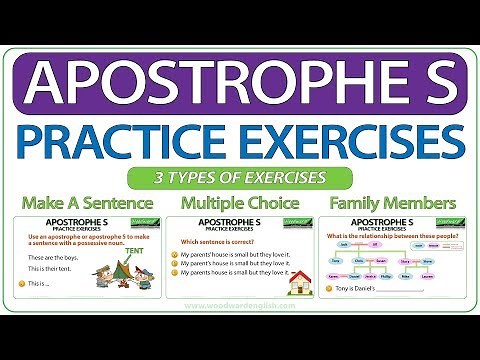 Apostrophe S in English - Practice Exercises