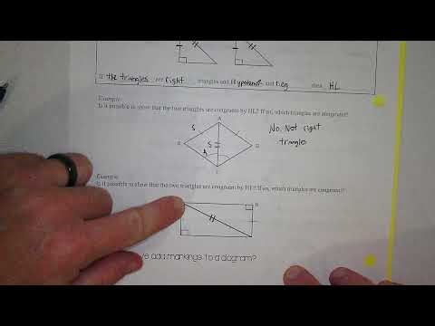 10/9/25 Geometry Chapter 4 HL Postulate
