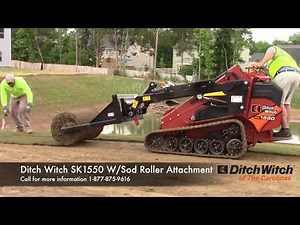 Ditch Witch SK1550 With Sod Roller attachment