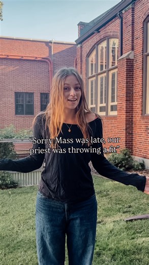 Gopher Catholic on Instagram: "Sorry, Fr. Jake was throwing a major fit today!! #gophercatholic #umn #catholic"