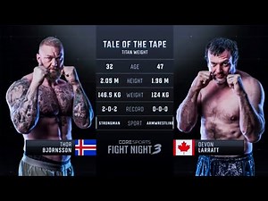 Thor Bjornsson vs Devon Larratt - STRONGMAN vs ARMWRESTLER - Boxing - FULL Fight