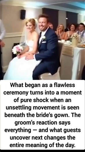 Something Moved Beneath the Bride’s Dress — Seconds Later, the Wedding Descended into Chaos | Emily Story