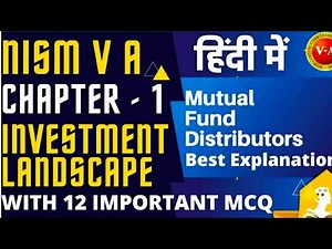 NISM Mutual Fund Chapter 1 : Investment Landscape | NISM Mutual Fund Exam Preparation