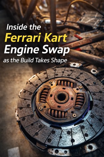 Inside the Ferrari kart engine swap as the build takes shape
