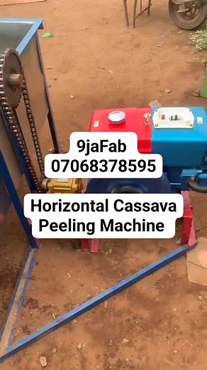 28K views · 185 reactions | Horizontal Cassava Peeling Machine Testing for a customer | 9JaFab | Facebook