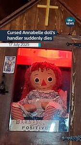 The man who handled the cursed Annabelle doll and took her on tour has died #itvnews #annabelle | ITV News
