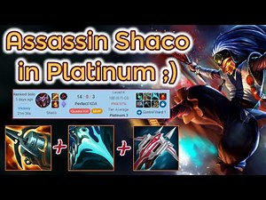 Shaco Jungle smurfing in Platinum - S 11 Ranked [League of Legends] Full Gameplay - Infernal Shaco