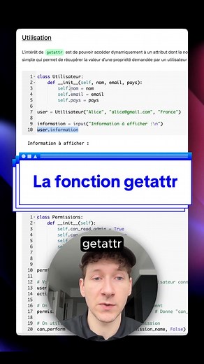 Comprendre la fonction getattr en Python