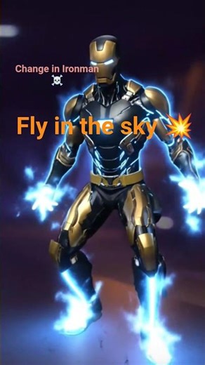 Ironman flying 🔥 #freefire #gamer #viral #ironman #fly #change