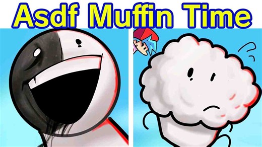Friday Night Funkin' Die - Asdf's Endless Muffin Time & 歌词 + 所有结局 (官方/ FNF Mod)