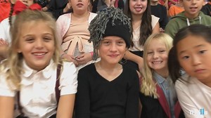 Craig joins The Anthony School to kick off their 'Paws on Pages' program