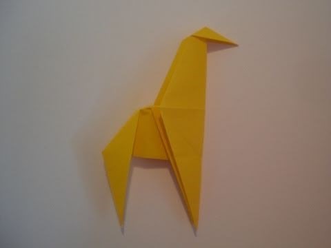 Origami-Anleitung: Giraffe