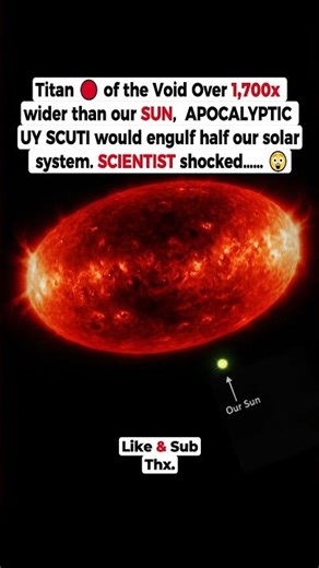 Apocalyptic Level Star Dwarfs Our SUN 😱