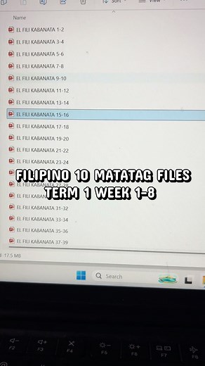 Filipino 10 Term 1 MATATAG Files | El Filibusterismo Week 1–8