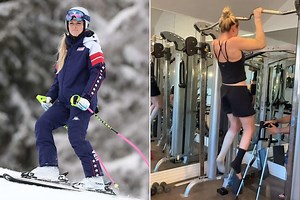 Lindsey Vonn Shows off Incredible Gym Progress 6 Weeks After Horrific Olympics Crash
