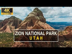 Spectacular 4K Drone Footage of Zion National Park's Natural Beauty and Serenity