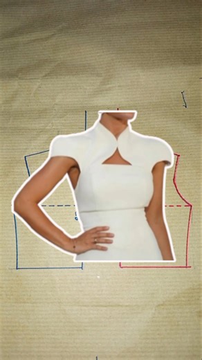 Stand collar design #sewing #ussewtips #sewingtutorial #collardesign #collar #fashion #stitching