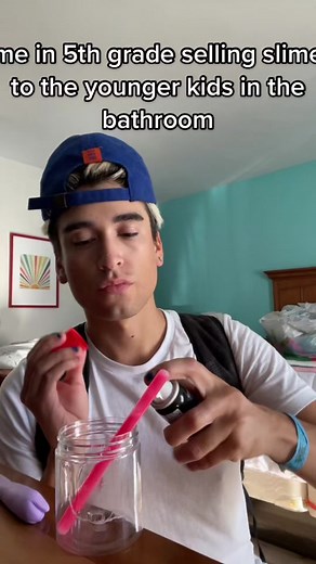 pov: ur in 2nd grade buying slime from the older kids with ur lunch money #fyp #foryou #4u follow the slime house for more slime vids 😛 @officialslimehouse