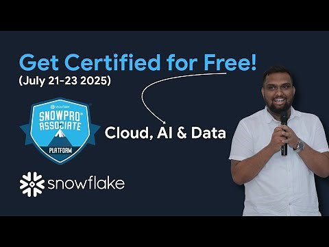 Get Snowflake Certified for FREE ❄️ | Limited-Time Snowflake Ascent Training + $100 Exam Voucher!