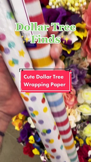 Cute Dollar Tree Wrapping Paper Ideas