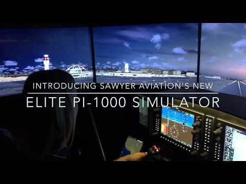 ELITE PI-1000 AATD G1000 Simulator at Sawyer Flight Academy