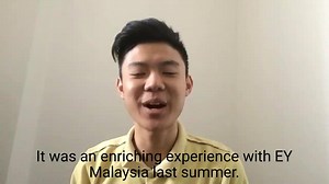 At EY you get the unique internship experience and a better head start. Rui Jian Tee, currently reading MEng Civil Engineering, at Imperial College London shares his EY experience. Send in your CV and secure the experience that’ll shape your career for years to come. UK Graduate Programme 2018: http://bit.ly/2sr8rvG UK Summer Internship Program 2018: http://bit.ly/2nSCBTN #EYMYCareers | EY Careers
