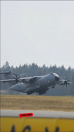 The A400M Takes Off Surprisingly Fast