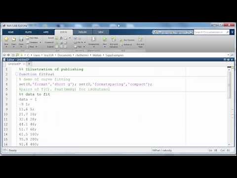 Publishing from Matlab to html to Microsoft Word