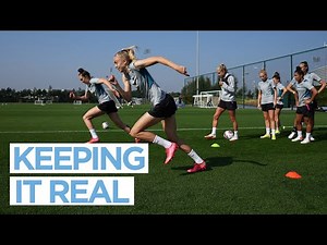 MAN CITY TRAINING | Preparing for Real Madrid | UWCL 21/22