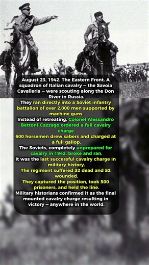 They Charged Modern Tanks With Sabers—And Won #viral #history #ww2