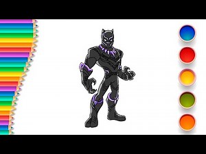 How to Draw Black Panther | Easy Step-by-Step Tutorial for Beginners