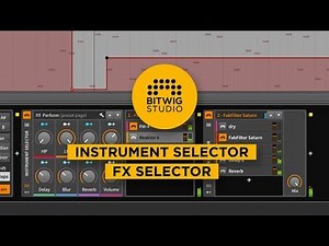 Instrument & FX Selector [Bitwig Studio Key Feature]