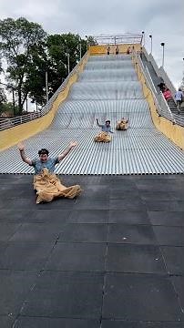 Giant Slide Reopens at Belle Isle in Detroit